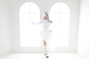Rating: Safe Score: 0 Tags: 1girl bird dress feathers indoors kirakishou long_hair solo white_dress white_hair window User: admin