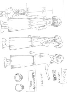 Rating: Safe Score: 0 Tags: 1girl bangs character_sheet doujinshi doujinshi_#140 glasses greyscale image lineart long_hair long_sleeves monochrome multiple multiple_views ponytail skirt User: admin