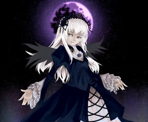 Rating: Safe Score: 0 Tags: 1girl auto_tagged bangs black_dress black_ribbon black_wings commentary_request dress eyebrows_visible_through_hair flower frilled_sleeves frills hairband image juliet_sleeves lolita_hairband long_hair long_sleeves looking_at_viewer puffy_sleeves rain ribbon rozen_maiden silver_hair smile solo suigintou suisa very_long_hair white_hair wide_sleeves wings User: admin
