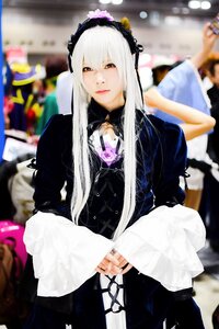 Rating: Safe Score: 0 Tags: 1girl 3d black_dress blurry blurry_background blurry_foreground depth_of_field dress figure frills gothic_lolita hairband lips lolita_fashion long_hair long_sleeves looking_at_viewer multiple_girls photo silver_hair solo solo_focus suigintou User: admin