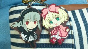 Rating: Safe Score: 0 Tags: 2girls blonde_hair bow chain chibi doll dress frills hairband hina_ichigo multiple_dolls multiple_girls open_mouth pink_bow red_eyes short_hair silver_hair smile tagme User: admin