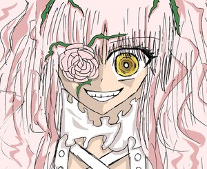 Rating: Safe Score: 0 Tags: 1girl bangs evil_grin eyebrows_visible_through_hair flower grin image kirakishou long_hair looking_at_viewer pink_flower pink_hair pink_rose rose smile solo teeth ultimate_madoka yellow_eyes User: admin