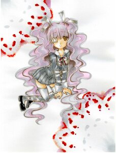 Rating: Safe Score: 0 Tags: 1girl dress flower image kirakishou long_hair long_sleeves petals ribbon rose_petals school_uniform sitting skirt solo thighhighs traditional_media very_long_hair watercolor_(medium) wavy_hair yellow_eyes zettai_ryouiki User: admin