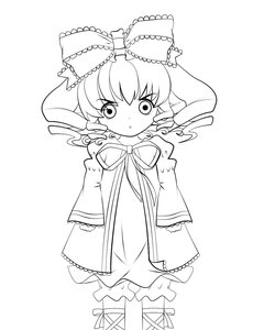 Rating: Safe Score: 0 Tags: 1girl :< bangs blush bow dress eyebrows_visible_through_hair frills greyscale hair_bow hair_ribbon hinaichigo image kagiyama_hina long_sleeves looking_at_viewer monochrome ribbon simple_background sleeves_past_wrists solo standing striped white_background User: admin