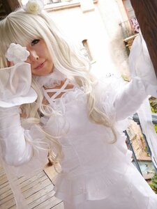 Rating: Safe Score: 0 Tags: 1girl animal_ears bangs blonde_hair hair_ornament indoors kirakishou lips long_hair looking_at_viewer solo white_hair User: admin