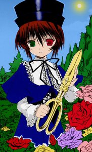 Rating: Safe Score: 0 Tags: 1girl auto_tagged dress flower frills full_moon green_eyes hat heterochromia image long_sleeves looking_at_viewer moon night outdoors red_eyes red_flower red_rose rose short_hair sky solo souseiseki watering_can User: admin