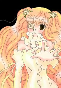 Rating: Safe Score: 0 Tags: 1girl dress eyepatch flower frills hair_flower hair_ornament image kirakishou long_hair pink_hair rose solo traditional_media vines User: admin