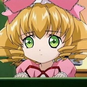 Rating: Safe Score: 0 Tags: 1girl blonde_hair bow cup drill_hair green_eyes hand_on_another's_head hat hina_ichigo hinaichigo image pink_bow solo User: admin