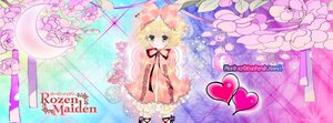 Rating: Safe Score: 0 Tags: 1girl blonde_hair bow dress flower frills green_eyes hair_bow heart hina_ichigo hinaichigo image long_sleeves looking_at_viewer pink_bow pink_dress ribbon short_hair solo standing User: admin