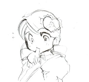 Rating: Safe Score: 0 Tags: blush eating flying_sweatdrops image kanaria monochrome sketch solo upper_body white_background User: admin