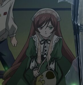 Rating: Safe Score: 0 Tags: 1girl brown_hair dress green_dress green_eyes head_scarf heterochromia holding image long_hair long_sleeves red_eyes ribbon solo suiseiseki very_long_hair User: admin