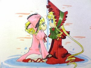 Rating: Safe Score: 0 Tags: 2girls blonde_hair blue_eyes bonnet bow dress drill_hair eye_contact hinaichigo image long_hair long_sleeves looking_at_another multiple_girls pair pink_bow red_dress shinku sitting twintails User: admin