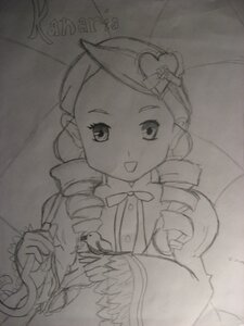 Rating: Safe Score: 0 Tags: 1girl :d beret bow dress drill_hair graphite_(medium) hat image kanaria long_sleeves looking_at_viewer monochrome open_mouth photo smile solo tomoe_mami traditional_media twin_drills twintails upper_body User: admin