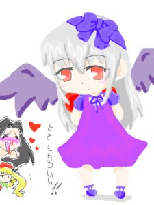 Rating: Safe Score: 0 Tags: 1boy 2girls black_hair blonde_hair blush chibi dress heart illyasviel_von_einzbern image long_hair multiple_girls pair purple_dress red_eyes shinku striped suigintou User: admin