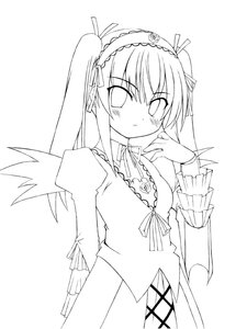 Rating: Safe Score: 0 Tags: 1girl atsushima_you blush bow dress frills greyscale hair_bow hairband image lineart lolita_hairband long_hair long_sleeves looking_at_viewer monochrome photoshop_(medium) ribbon rozen_maiden simple_background solo suigintou twintails white_background User: admin