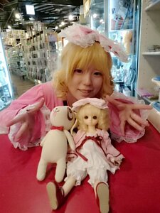 Rating: Safe Score: 0 Tags: 1girl blonde_hair city dress hat hinaichigo photo sitting smile solo stuffed_animal User: admin
