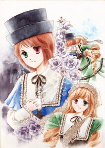 Rating: Safe Score: 0 Tags: 2girls auto_tagged brown_hair flower green_dress green_eyes hat heterochromia image long_hair long_sleeves looking_at_viewer multiple_girls pair red_eyes ribbon rose short_hair siblings sisters souseiseki suiseiseki twins white_rose User: admin