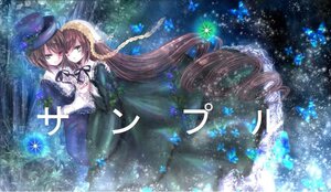Rating: Safe Score: 0 Tags: 2girls brown_hair dress frills green_eyes hat holding_hands image long_hair long_sleeves multiple_girls pair ribbon short_hair siblings sisters souseiseki suiseiseki twins very_long_hair User: admin