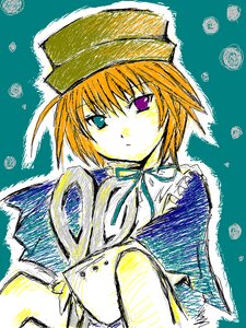 Rating: Safe Score: 0 Tags: 1girl dress hat image long_sleeves looking_at_viewer oekaki ribbon short_hair solo souseiseki upper_body User: admin