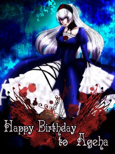 Rating: Safe Score: 0 Tags: 1girl auto_tagged blood dress flower frills hairband image long_hair long_sleeves red_eyes red_flower red_rose rose solo suigintou white_hair User: admin