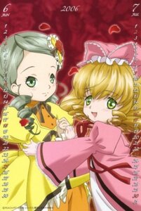 Rating: Safe Score: 0 Tags: 2girls auto_tagged blonde_hair bow dress drill_hair green_eyes green_hair hina_ichigo hinaichigo image kanaria long_sleeves looking_at_viewer multiple_girls open_mouth pair petals pink_bow pink_dress short_hair siblings sisters smile twin_drills User: admin