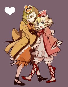 Rating: Safe Score: 0 Tags: 2girls blonde_hair bloomers blue_eyes bow commentary_request dress drill_hair green_eyes green_hair hair_bow hair_ornament hat heart hina_ichigo hinaichigo image kanaria long_sleeves lowe_(slow) mini_hat multiple_girls pair pantyhose pink_bow ribbon rozen_maiden short_hair siblings sleeves_past_wrists smile top_hat underwear wide_sleeves yellow_eyes User: admin