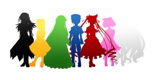 Rating: Safe Score: 0 Tags: 5girls blonde_hair blue_hair dress hair_ornament hat hatsune_miku image kagamine_rin long_hair megurine_luka meiko multiple multiple_girls multiple_monochrome pink_hair ponytail shadow short_hair silhouette standing striped tagme twintails very_long_hair User: admin