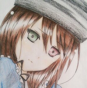 Rating: Safe Score: 0 Tags: 1girl brown_hair closed_mouth eyebrows_visible_through_hair face green_eyes hat image looking_at_viewer portrait saigyouji_yuyuko short_hair simple_background solo souseiseki User: admin