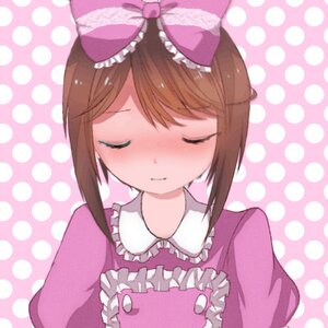 Rating: Safe Score: 0 Tags: 1girl blush bow brown_hair circle closed_eyes color_guide dress frills hair_bow halftone halftone_background image mushroom pink_bow polka_dot polka_dot_background polka_dot_bikini polka_dot_bow polka_dot_bra polka_dot_dress polka_dot_legwear polka_dot_panties polka_dot_ribbon polka_dot_skirt polka_dot_swimsuit solo souseiseki unmoving_pattern upper_body User: admin