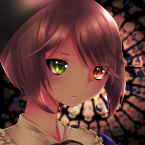Rating: Safe Score: 0 Tags: 1girl blurry blurry_background bokeh brown_hair chain-link_fence closed_mouth depth_of_field eyebrows_visible_through_hair face fence frills green_eyes image looking_at_viewer shirt short_hair solo souseiseki User: admin