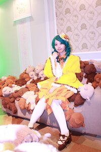 Rating: Safe Score: 0 Tags: 1girl braid dress hair_ornament kanaria pantyhose sitting solo stuffed_animal teddy_bear white_legwear User: admin