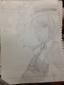 Rating: Safe Score: 0 Tags: 1girl frills greyscale image monochrome short_hair sketch solo souseiseki User: admin