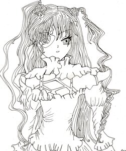 Rating: Safe Score: 0 Tags: 1girl blush dress flower frills greyscale hair_flower hair_ornament hijiri_byakuren image kirakishou long_hair long_sleeves looking_at_viewer monochrome solo two_side_up upper_body User: admin