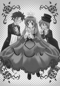 Rating: Safe Score: 0 Tags: 1boy 2boys blush doujinshi doujinshi_#39 dress flower formal glasses greyscale halftone halftone_background hat image long_hair monochrome multiple multiple_boys polka_dot polka_dot_background rose top_hat User: admin