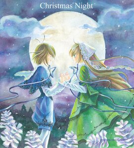 Rating: Safe Score: 0 Tags: 1girl blonde_hair brown_hair dress flower full_moon green_dress holding_hands image long_hair long_sleeves moon night pair ribbon siblings sky souseiseki suiseiseki traditional_media twins very_long_hair watercolor_(medium) User: admin