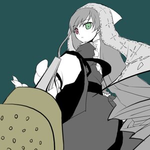 Rating: Safe Score: 0 Tags: 1girl auto_tagged closed_mouth dress green_eyes heterochromia holding image long_hair long_sleeves red_eyes simple_background solo suiseiseki User: admin