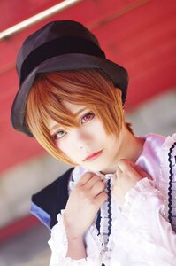 Rating: Safe Score: 0 Tags: 1girl blonde_hair blurry blurry_background closed_mouth depth_of_field frills hat heterochromia lips long_sleeves looking_at_viewer realistic red_background red_eyes short_hair solo souseiseki upper_body User: admin