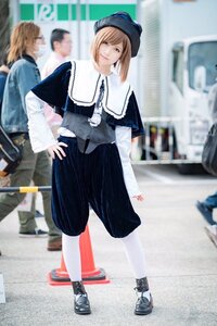 Rating: Safe Score: 0 Tags: 3d blonde_hair blurry blurry_background capelet depth_of_field hat long_sleeves multiple_girls pants photo shoes short_hair solo solo_focus souseiseki standing User: admin
