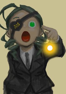 Rating: Safe Score: 0 Tags: 1girl black_hair black_neckwear collared_shirt drill_hair formal image jacket kanaria mask necktie open_mouth shirt simple_background solo suit twin_drills upper_body white_shirt User: admin