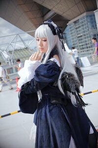 Rating: Safe Score: 0 Tags: 1girl 3d blurry blurry_background closed_eyes depth_of_field dress gothic_lolita hairband long_hair multiple_girls photo solo_focus suigintou User: admin