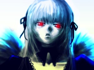 Rating: Safe Score: 0 Tags: 1girl auto_tagged blurry dress feathers hair_ribbon image looking_at_viewer red_eyes ribbon solo suigintou wings User: admin