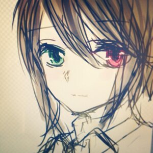 Rating: Safe Score: 0 Tags: 1girl bangs blurry blurry_foreground brown_hair closed_mouth depth_of_field eyebrows_visible_through_hair image short_hair simple_background smile solo souseiseki User: admin