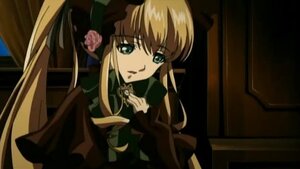 Rating: Safe Score: 0 Tags: 1girl bangs blonde_hair bonnet flower image long_hair long_sleeves looking_at_viewer rose shinku sidelocks solo upper_body User: admin