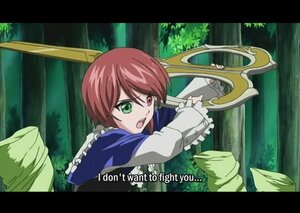 Rating: Safe Score: 0 Tags: 1girl brown_hair forest frills grass green_eyes heterochromia image letterboxed nature open_mouth outdoors red_eyes short_hair solo souseiseki tree User: admin