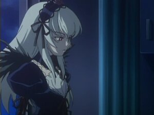 Rating: Safe Score: 0 Tags: 1girl black_dress black_wings cross curtains detached_collar dress flower frills hairband image juliet_sleeves lolita_hairband long_hair long_sleeves looking_afar profile puffy_sleeves red_eyes ribbon rose silver_hair solo suigintou upper_body very_long_hair wings User: admin