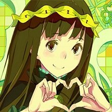 Rating: Safe Score: 0 Tags: 1girl bangs blunt_bangs blush brown_eyes brown_hair enju_maiden green_background green_theme hands_up hat kokuyouseki long_hair long_sleeves looking_at_viewer solo upper_body User: admin