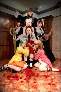 Rating: Safe Score: 0 Tags: 6+girls blonde_hair dress flower green_hair maid multiple_boys multiple_cosplay multiple_girls petals tagme User: admin