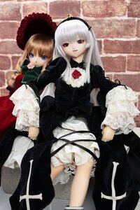 Rating: Safe Score: 0 Tags: 2girls blonde_hair bloomers blue_eyes doll dress flower frills hairband long_hair long_sleeves looking_at_viewer multiple_dolls multiple_girls rose shinku silver_hair suigintou tagme underwear User: admin