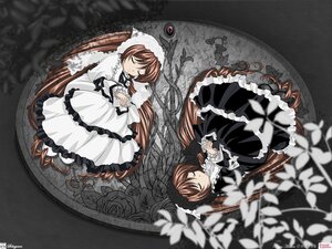 Rating: Safe Score: 0 Tags: 2girls alternate_color brown_hair closed_eyes dress dual_persona frills hat highres image long_hair long_sleeves multiple_girls photoshop_(medium) rozen_maiden siblings sisters solo solwyvern suiseiseki symmetry twins vector_trace very_long_hair wide_sleeves yin_yang User: admin