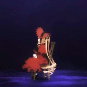 Rating: Safe Score: 0 Tags: 1girl dark facing_away hat image long_hair long_sleeves shinku sitting solo standing very_long_hair User: admin